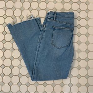 LOFT High Rise Kick Crop Jeans